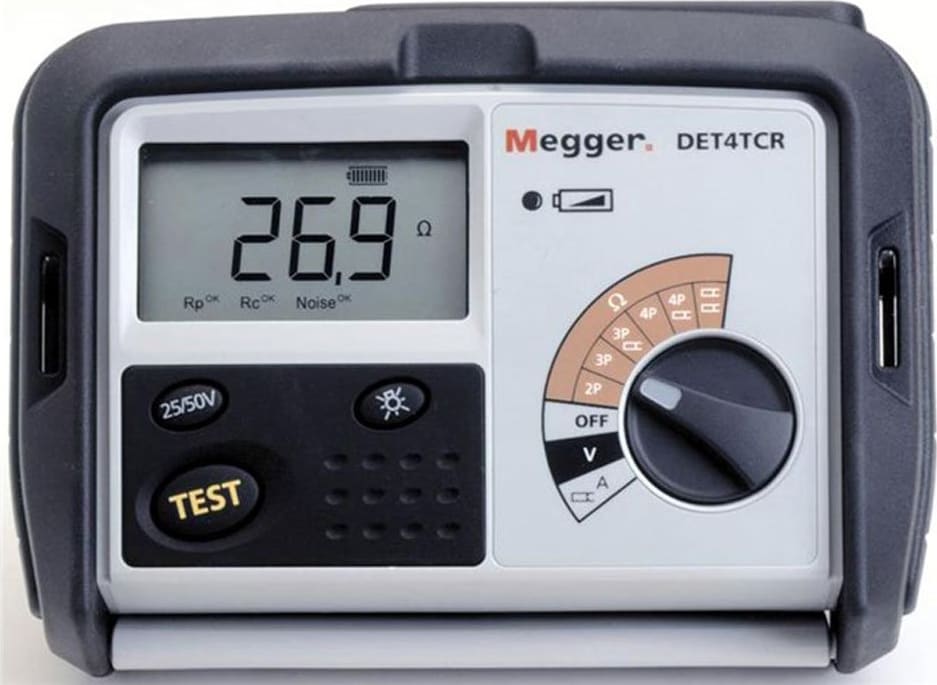 Megger DET4TC2   ETK50C - Four Terminal Ground Resistance Tester with Cable Reel Kit