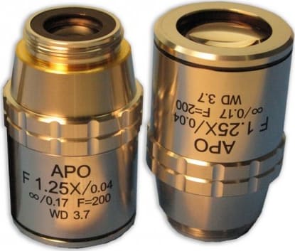 Meiji Techno MA10222 - Plan Apochromat Objective (1.25x)