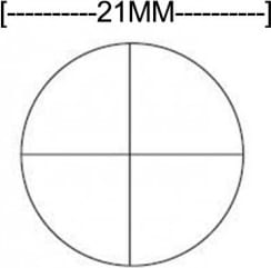 Meiji Techno MA284 - Cross-line Reticle