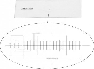Meiji Techno MA286 - Glass Stage Micrometer