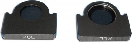Meiji Techno MA497 - 19.5mm Polarizing Filters in Metal Mount, Fits 25mm Filter Slot