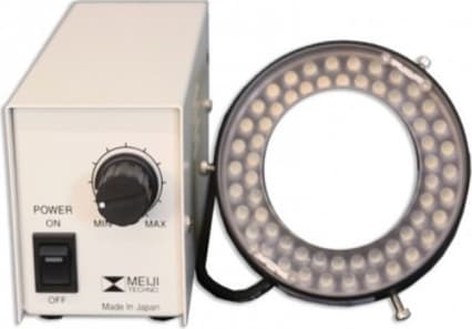 Meiji Techno MA964D - LED Ring Illuminator with Diffuser