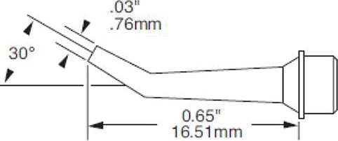 SMTC Hook Series Conical - Conical Bent 30 Deg