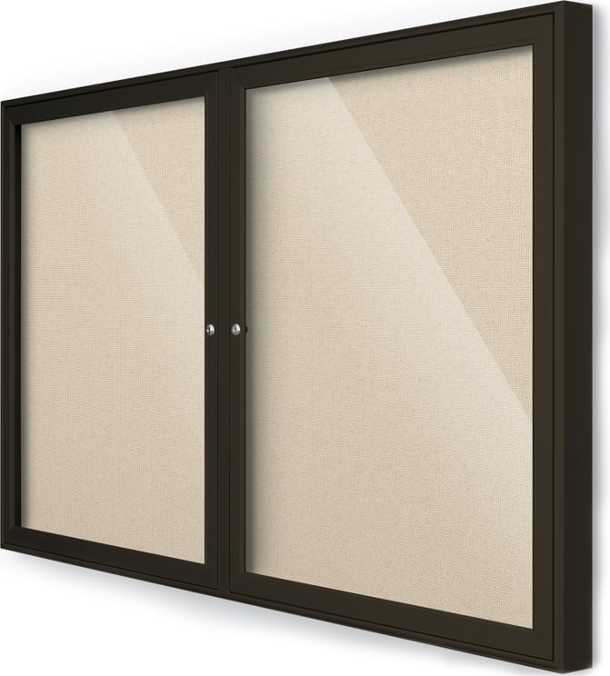 Mooreco Balt 94pce O Outdoor Enclosed Bulletin Board Cabinet