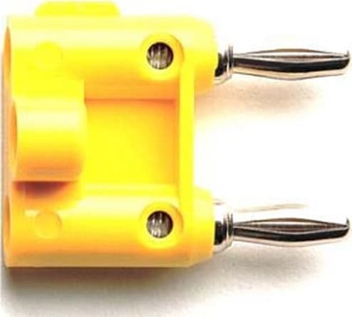 Mueller Electric BU-00247-4 Yellow Dual Banana Plug