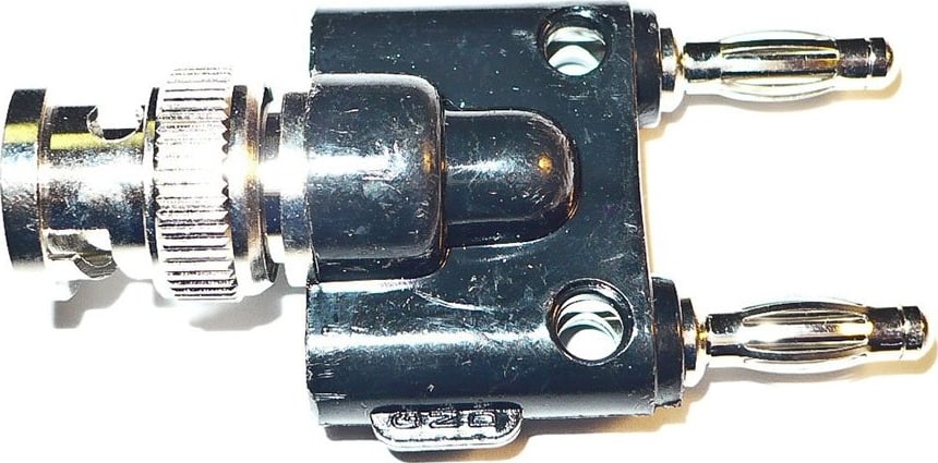 Mueller Electric BU-00261 BNC Male to Double Stack Bananna