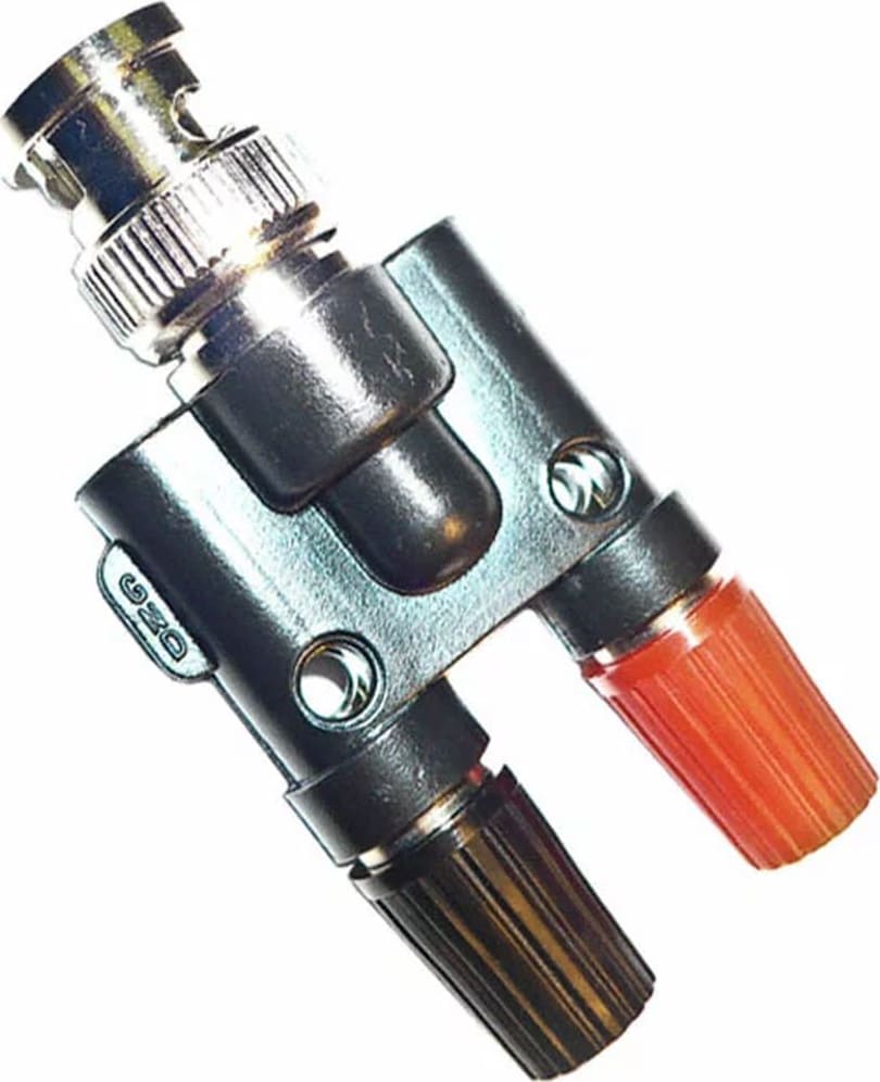 Mueller Electric BU-00262-0 BNC Male to Stackable Binding Post