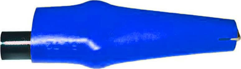 Mueller Electric BU-63-6 Blue Insulated Alligator Steel Clip