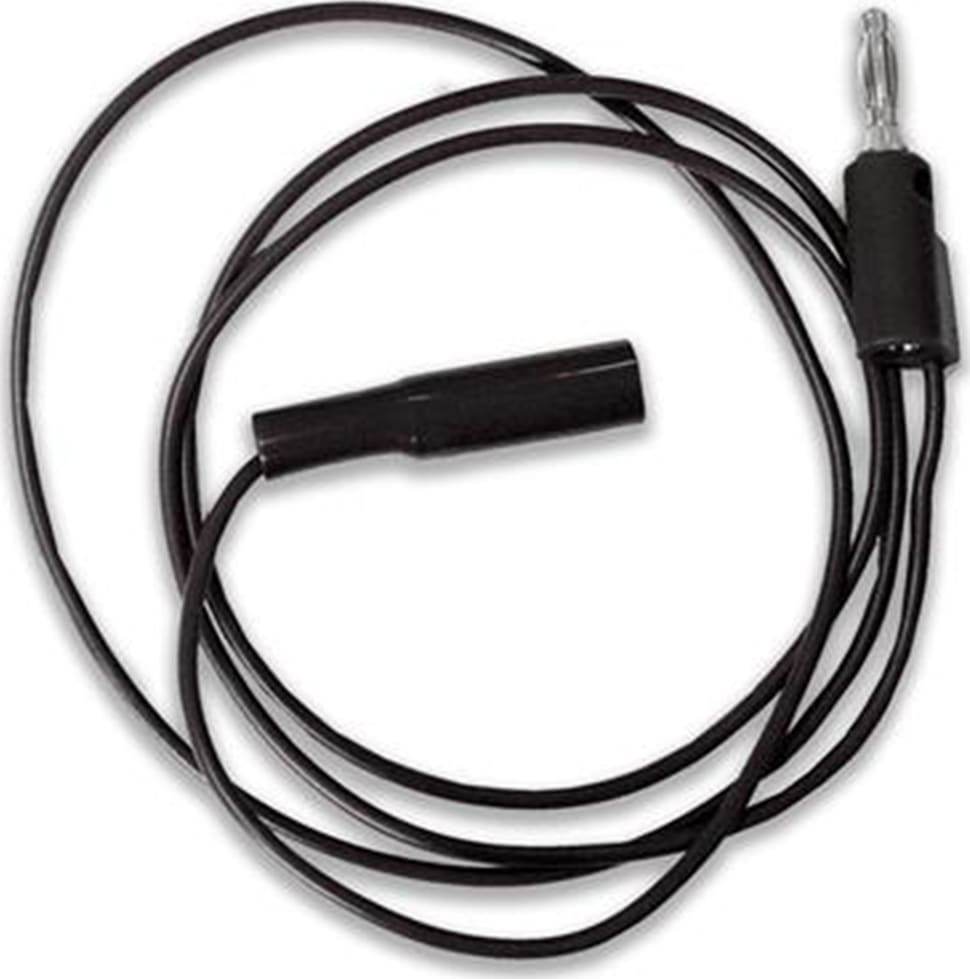Mueller Electric - Alligator Clip to Stackable Banana Plug - Black