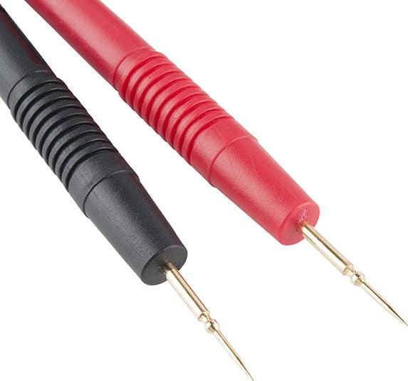 Mueller Electric 518-5 Needle Tip Series STD Plug Red-Black