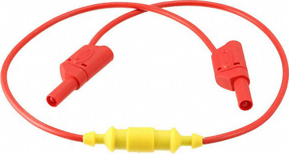 Mueller Electric AI-000404-36-2 Fused Test Lead, Fully Shrouded Stackable Banana Plugs