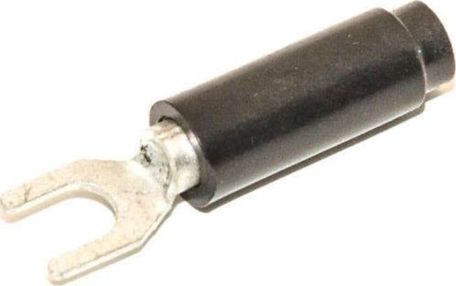 Mueller Electric BU-00225-0 8-32 Threaded Spade Terminal Black