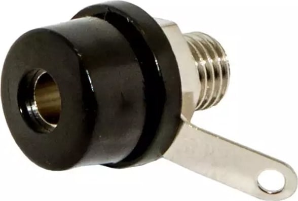 Mueller Electric BU-00233-0 Black Insulated Banana Jack