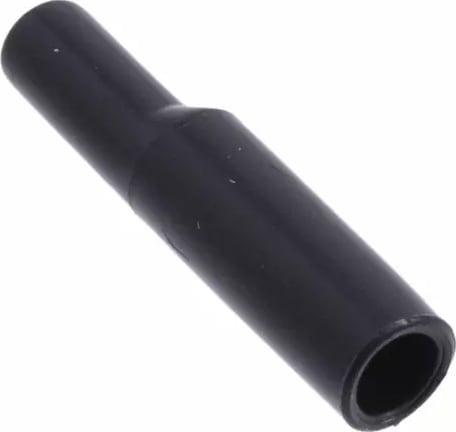 Mueller Electric BU-31101-0 Black Stackable Banana Plug - 30 Angle