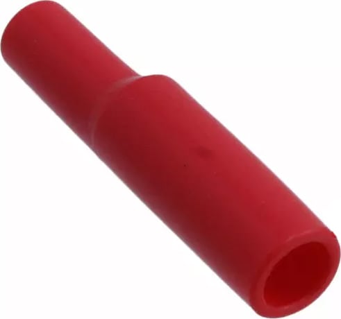 Mueller Electric BU-31101-2 Red Stackable Banana Plug - 30 Angle