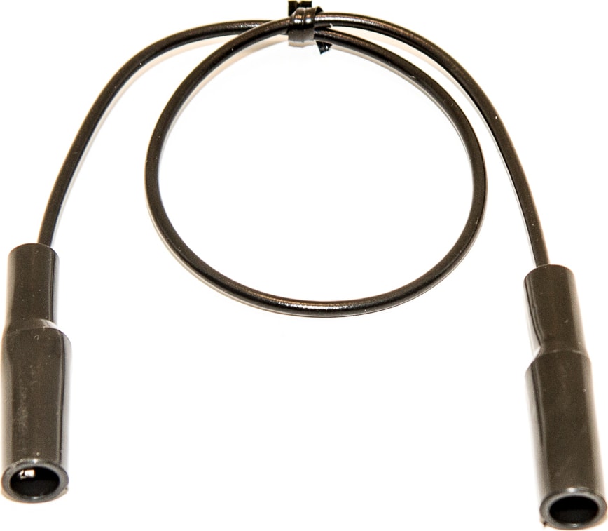 Mueller Electric BU-3131-A-48-0 Black Insulated Mini-Alligator Clip