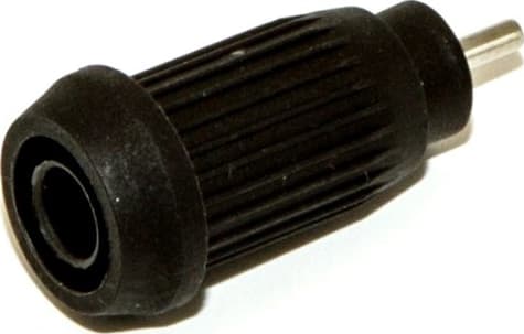 Mueller Electric BU-31602-0 Black Pressfit Insulated Banana Jack