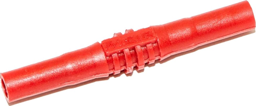 Mueller Electric BU-32601-2 Insulated Banana Coupler - Red
