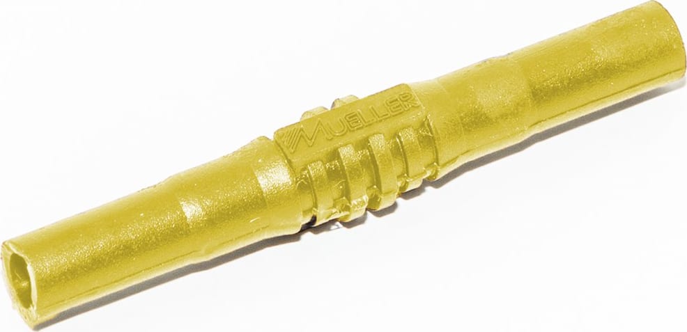 Mueller Electric BU-32601-4 Yellow Insulated Banana Coupling