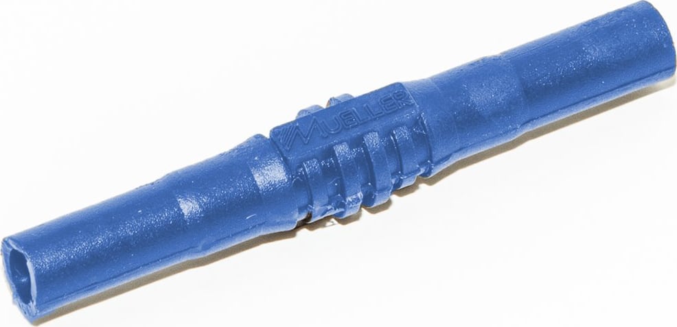 Mueller Electric BU-32601-6 Blue Insulated Banana Coupling