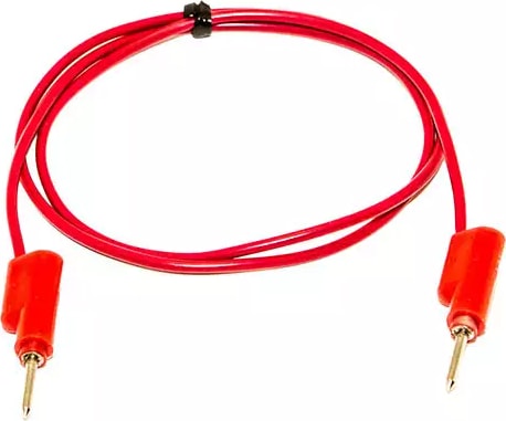 Mueller Electric BU-4444-A-12-2 Red Test Lead with Stackable Pin Tips 12 inch