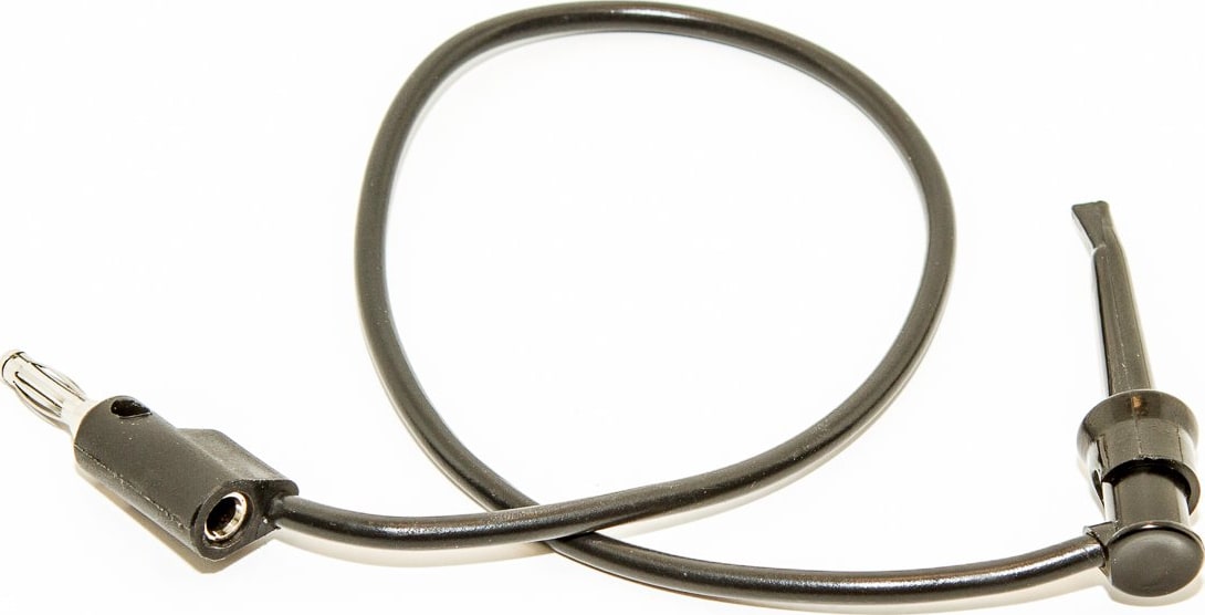 Mueller Electric BU-P3782-60-0 Black Test Lead Stackable Banana Plug