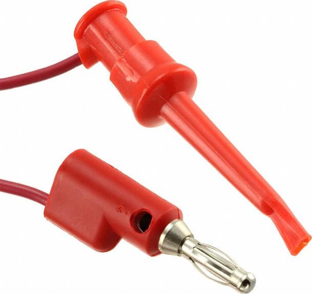 Mueller Electric BU-P3782-60-2 Red Test Lead Stackable Banana Plug