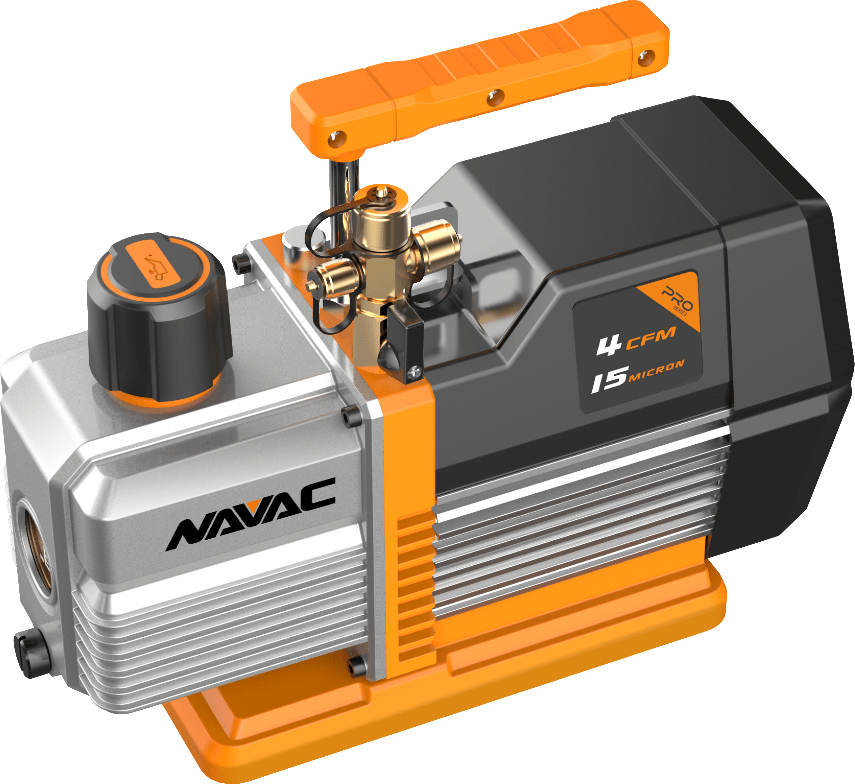 NAVAC NP4DP - Two Stage, 4 CFM Vacuum 