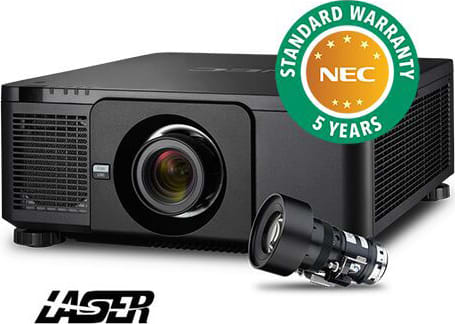 NEC Laser Projector with Lens