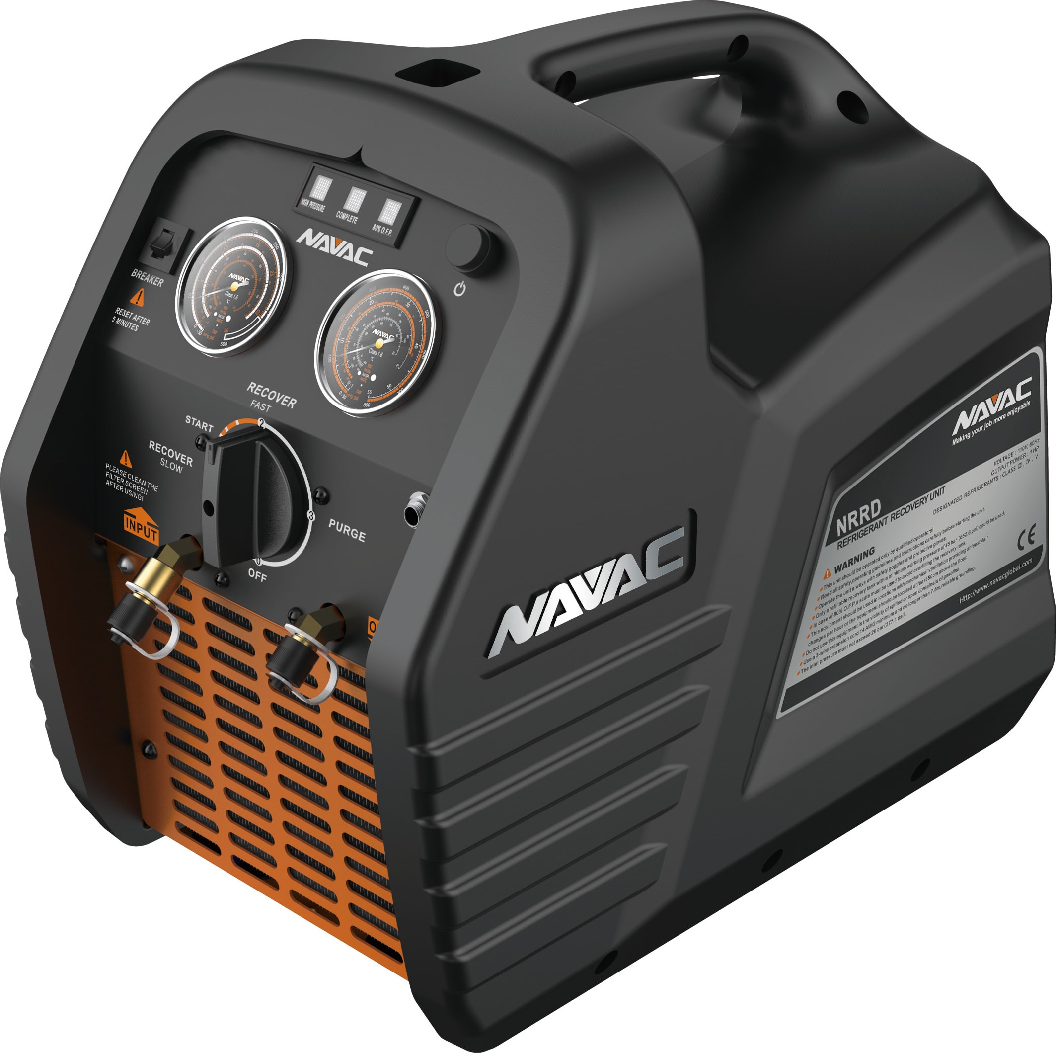 NAVAC NRRD Refrigerant Recovery Machine TEquipment