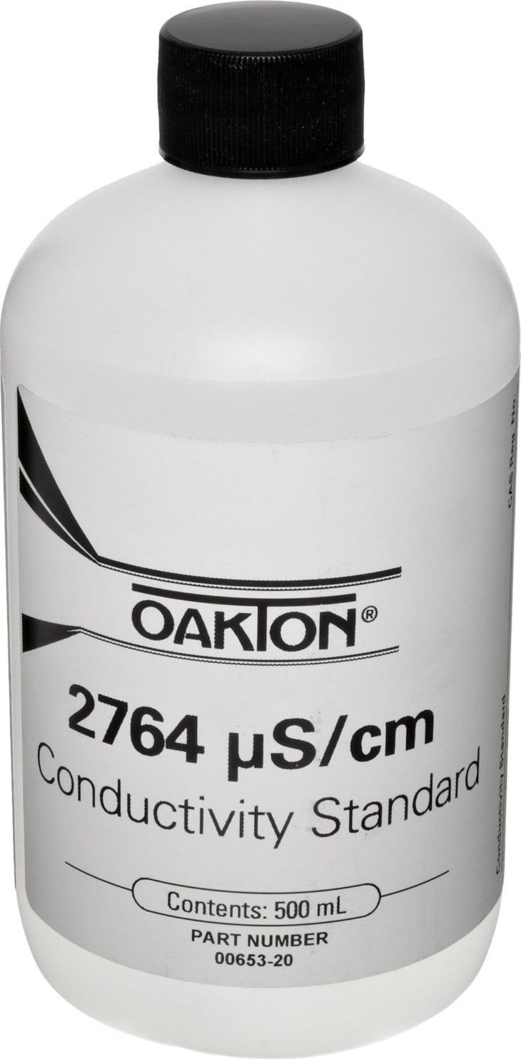 Oakton WD-00653-20 2764 Microsecond, 1 Pint Bottle Conductivity Standard Calibration Solution