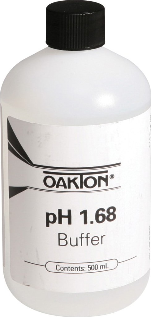 Oakton WD-00654-01 pH 1.68 Calibration Buffer Solution, 500 mL Bottle (each)