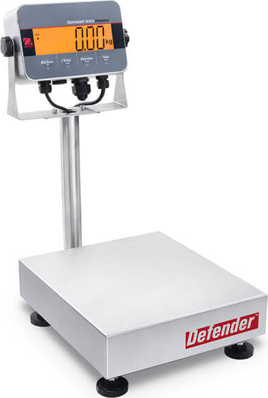 Ohaus i-D33XW30C1R6 AM - Stainless Steel Bench Scales for Basic Industrial Washdown Applications (Max: 60 lb. / 30 kg)