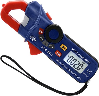 PCE Instruments PCE-DC1 - 200A AC/DC Mini Clamp-On Meter 