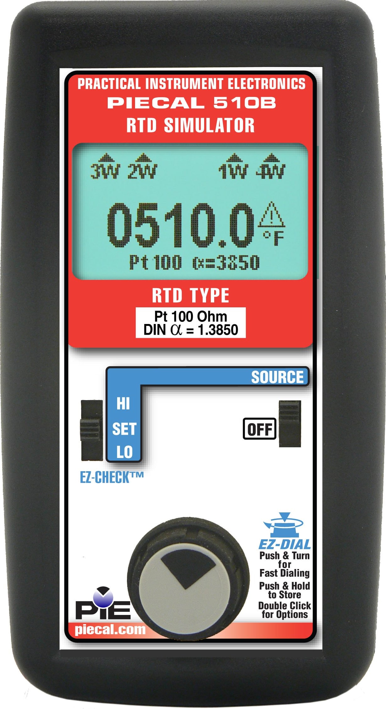 PIE 510B RTD Simulator (Single Type/1 Resolution)