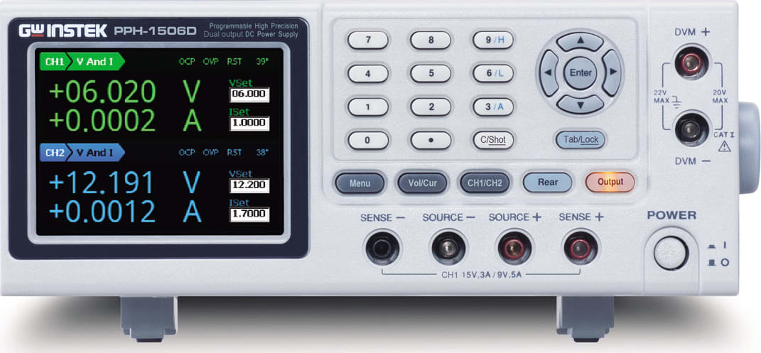 Instek PPH-1506D High Precision Dual Channel Output DC Power Supply