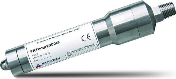 PRTemp1000IS Intrinsically Safe Pressure and Temperature Recorder