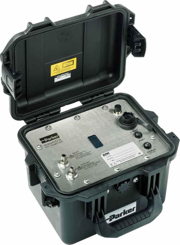 Parker IcountOS Series Portable Condition Monitoring for Oil and Fuel Systems