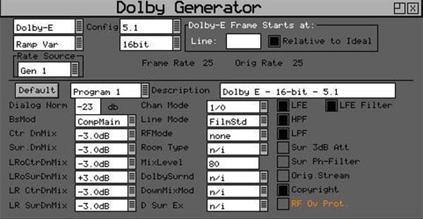 Phabrix PHRXO-BDG Dolby Bitstream Generator