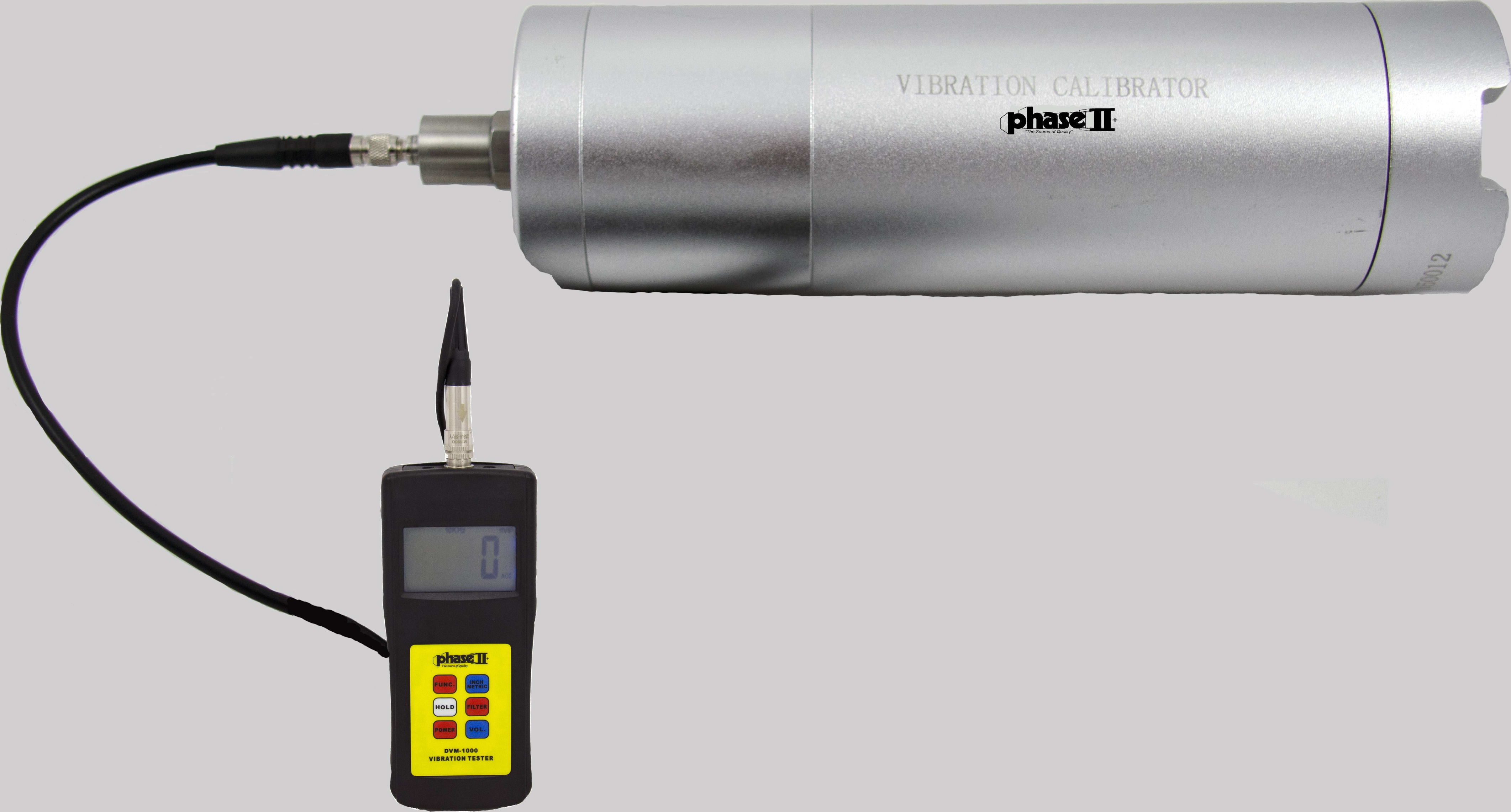 Phase II Plus DVM-1600 Vibration Calibrator Shaker Type