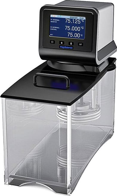 PolyScience AP11P100 11L Polycarbonate Open Bath Systems with Advanced Programmable Temperature Controller
