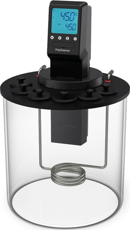 Polyscience MX27VB6G 27L Glass Viscosity Baths with MX Temperature Controller