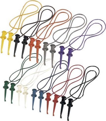 Pomona 5523 Minigrabber Test Clip Patch Cord Kit