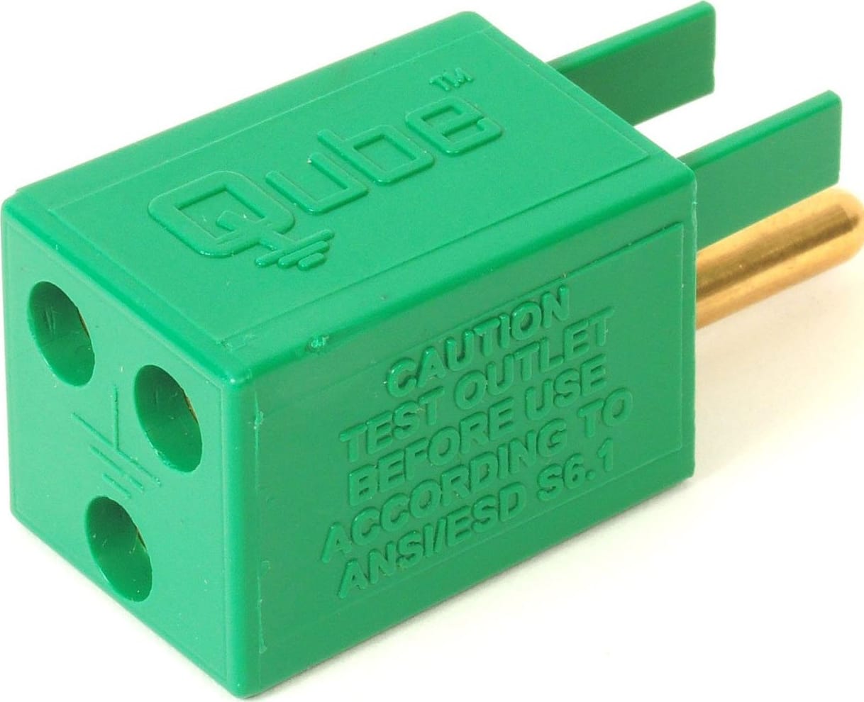 Prostat Q007T ESD Grounding Cube - Tube of 5