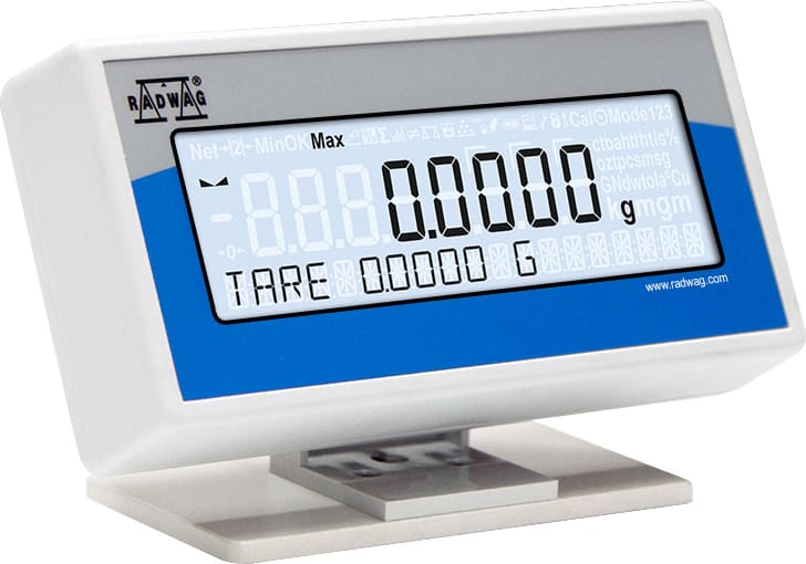 Radwag WD-6 - Additional LCD Display, Plastic Housing