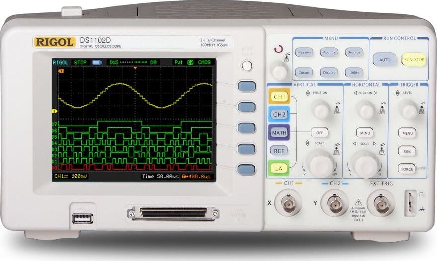 Rigol DS1102D 100 MHz Mixed Signal Oscilloscope