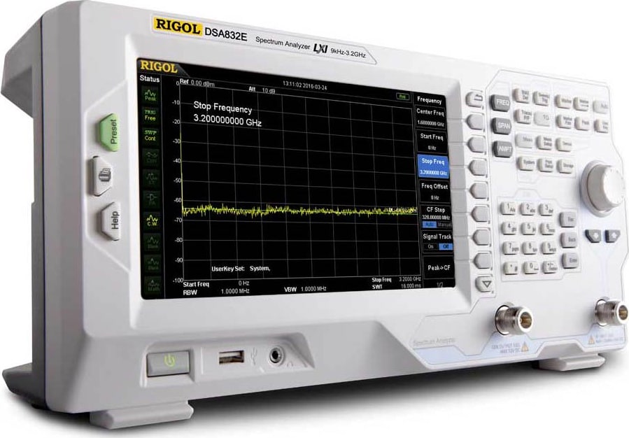 Rigol DSA832E Spectrum Analyzer (9kHz to 3.2GHz)