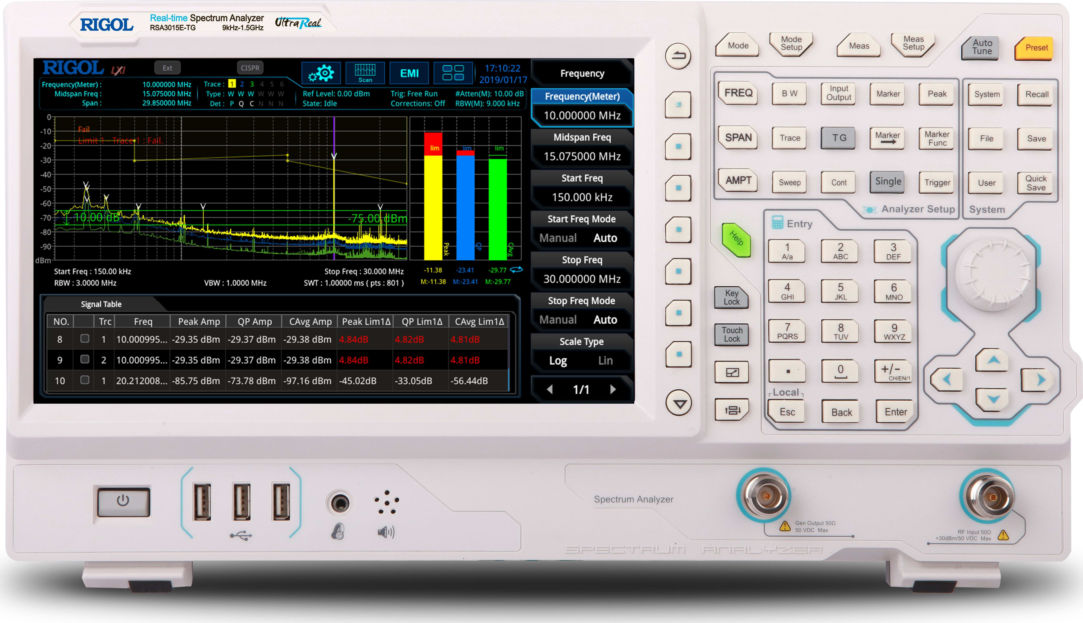 Rigol RSA3015E-TG Spectrum Analyzer