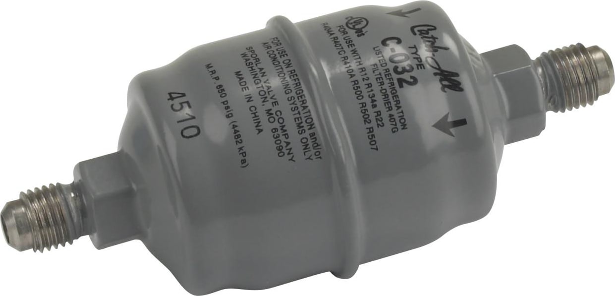 Robinair 100343 HVAC Filter-Drier, 1/4" MFL x 1/4 MFL
