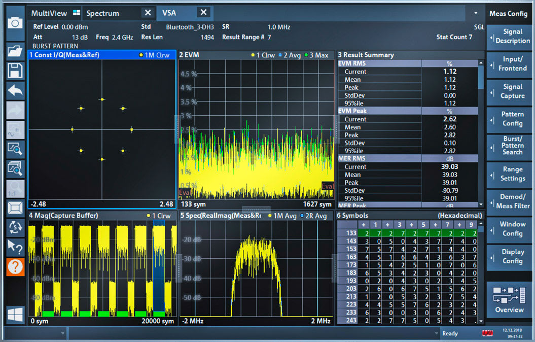 Rohde and Schwarz FPL1-K70 - Vector Signal Analysis Application